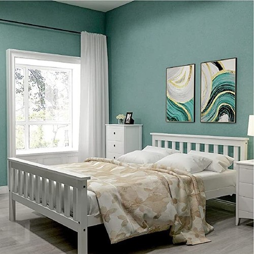 Wooden bed frame - bed, 4ft