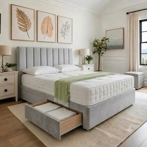 Luxury divan bed set with - divan,