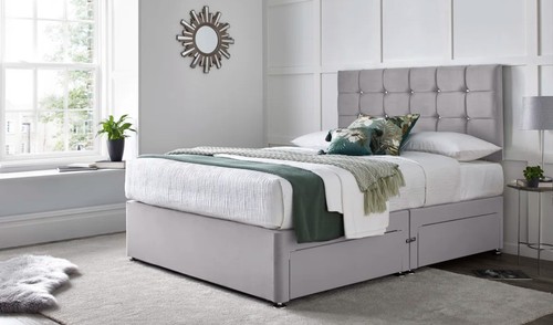 Orthopaedic divan bed set with - orthopaedic,