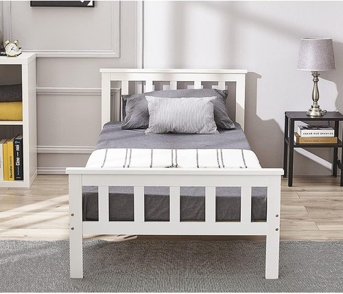 Elegant white 3ft pine - pine, shaker