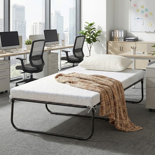Single folding guest bed - folding,