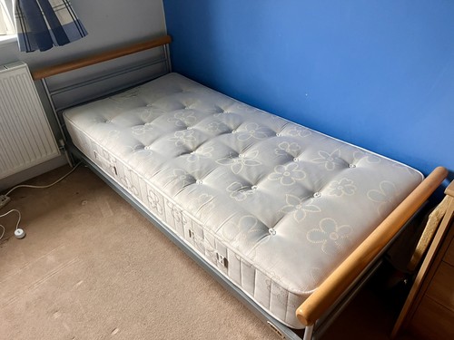 Single bed with mattress - single,