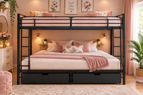 Quad bunk bed - quad, for