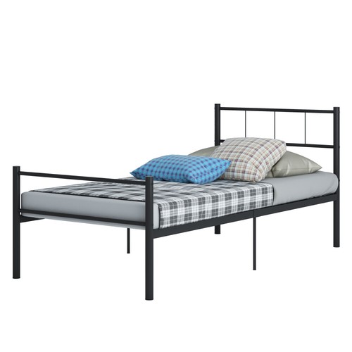 Single bed solid 3ft - single, metal