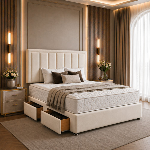 Plush divan bed set - plush,