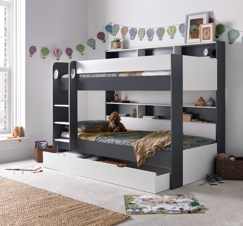 Oliver grey white wooden - &,