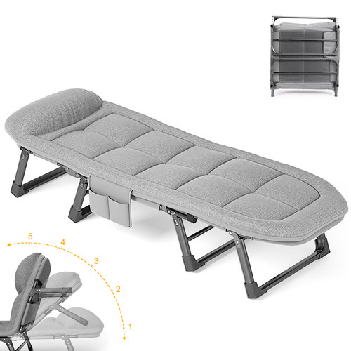 Heavy duty single - folding, bed