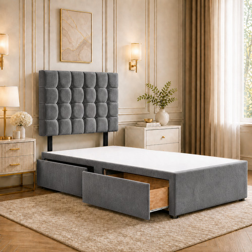 New 3ft single divan bed - new, plush