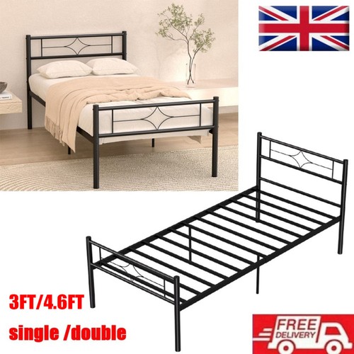 Single double bed frame - single,