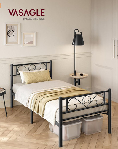 Vasagle single metal bed - single,