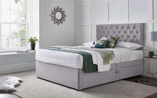 Orthopaedic divan bed set - bed, with